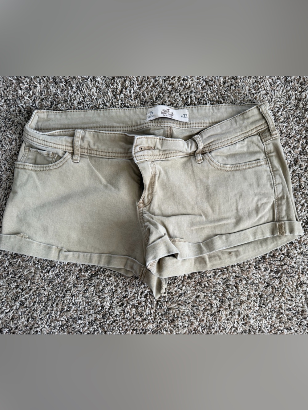 Hollister Beige/Tan Shorts